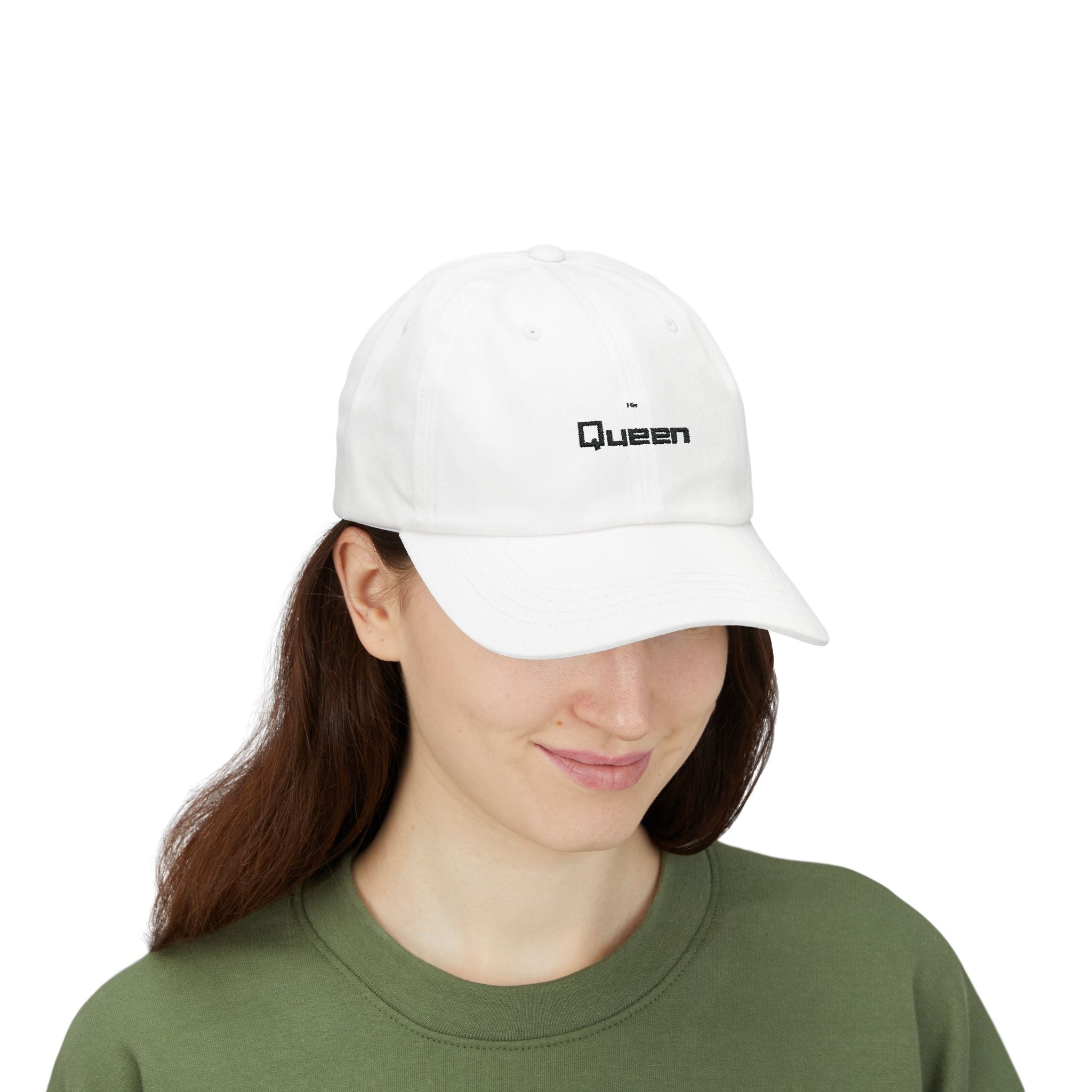 Cap His Queen Embroidered Classic Dad Cap