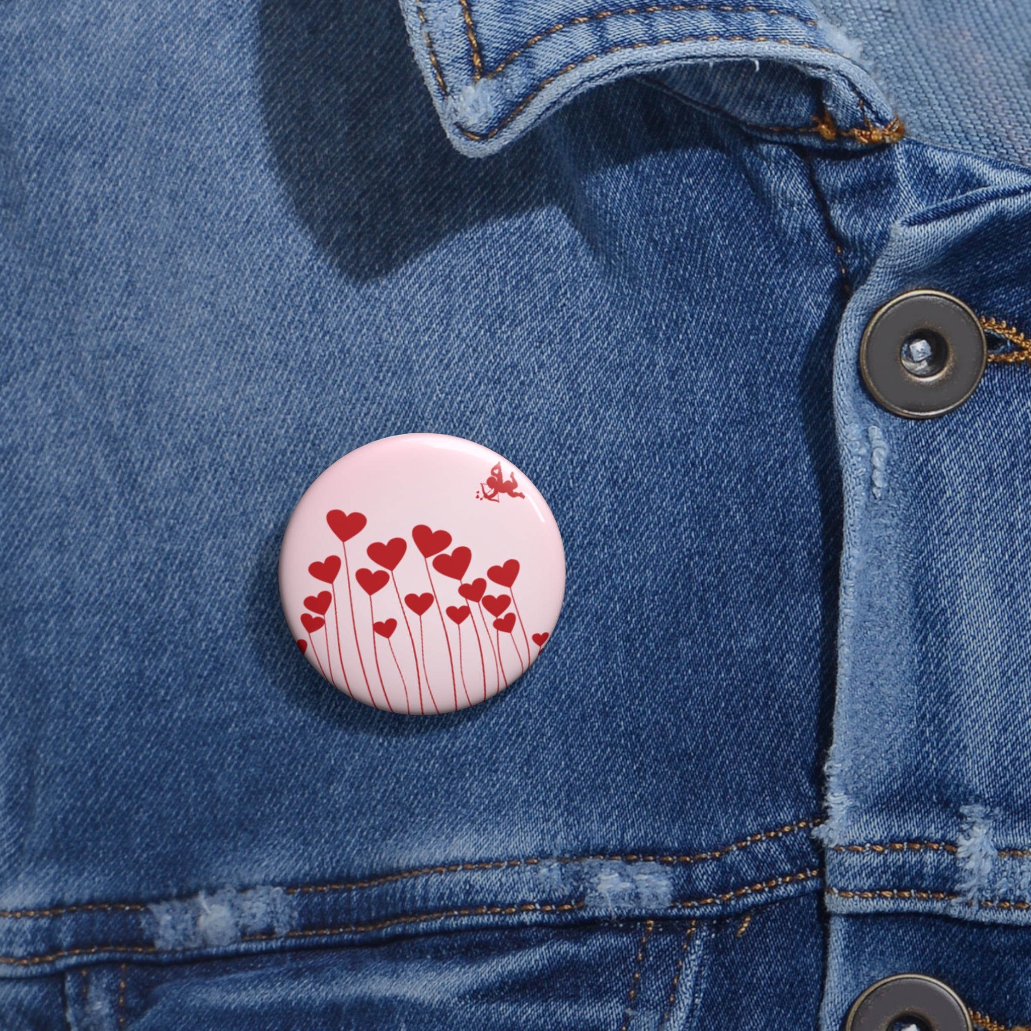 Valentine's Day Custom Pin Buttons