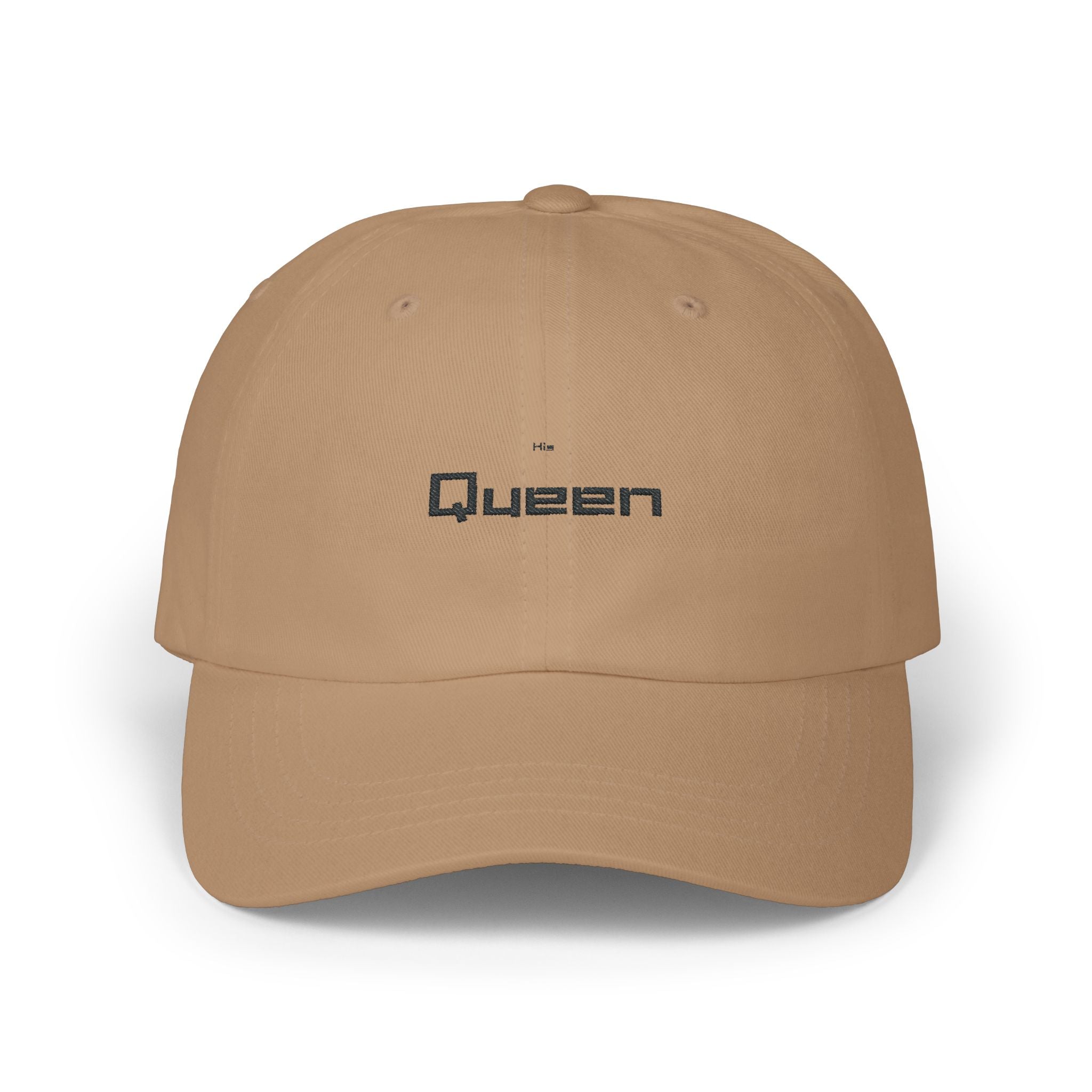 Cap His Queen Embroidered Classic Dad Cap