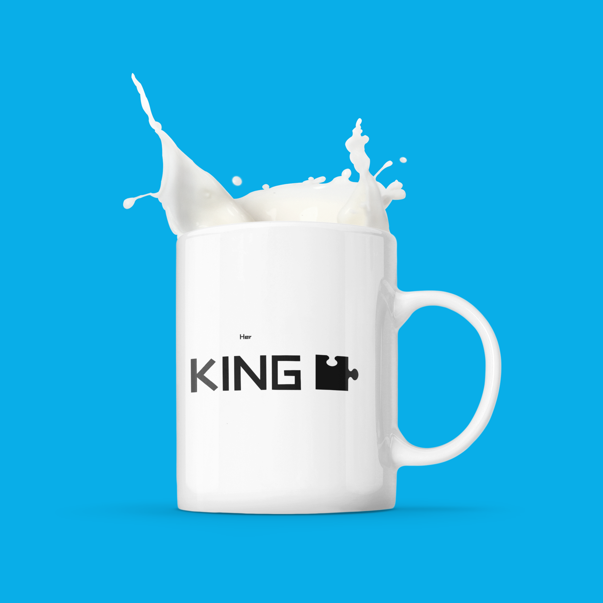 Ceramic Mug, Valentine Gift, Her King