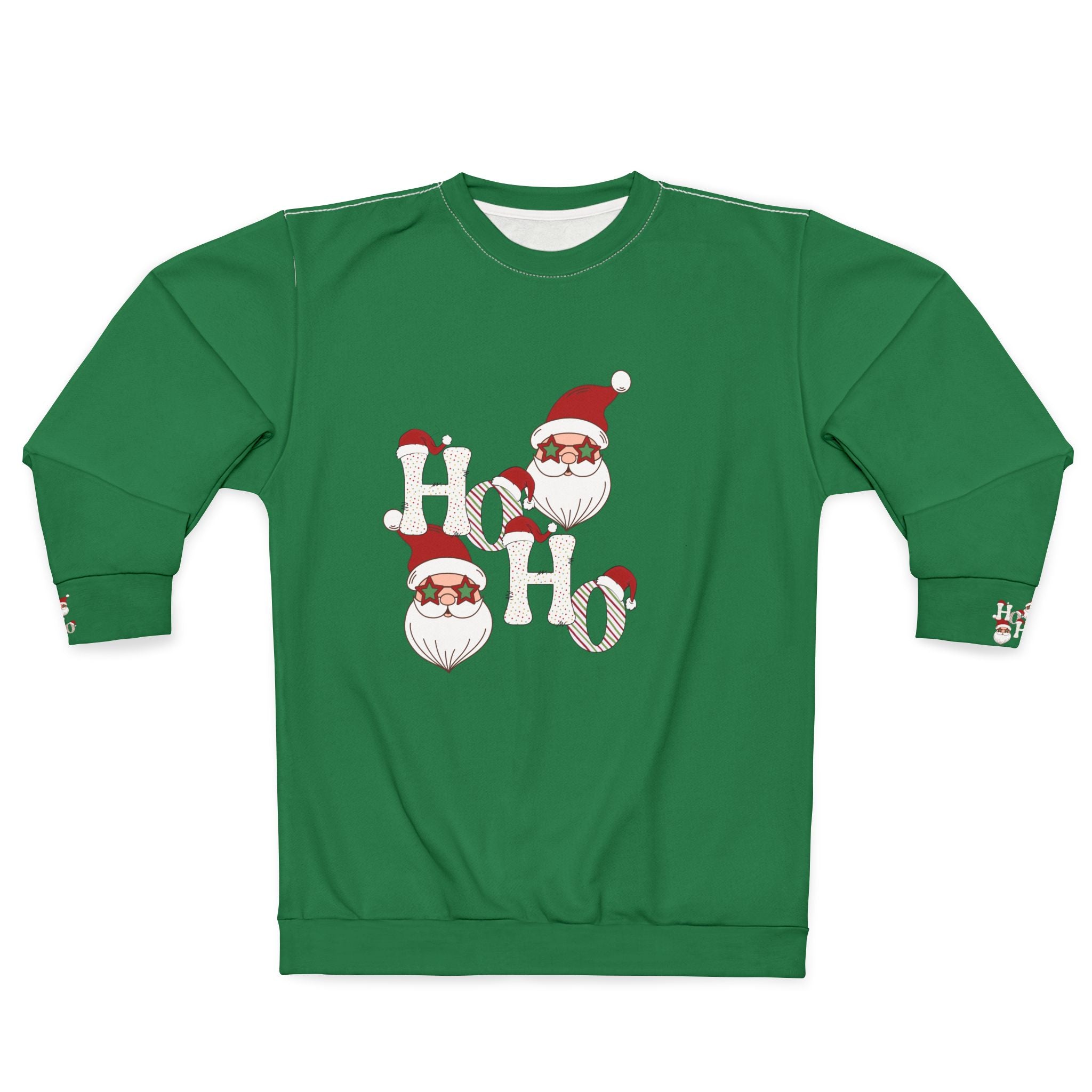 Christmas Santa Unisex Sweatshirt with HoHoHo Design, Weihnachtspullover