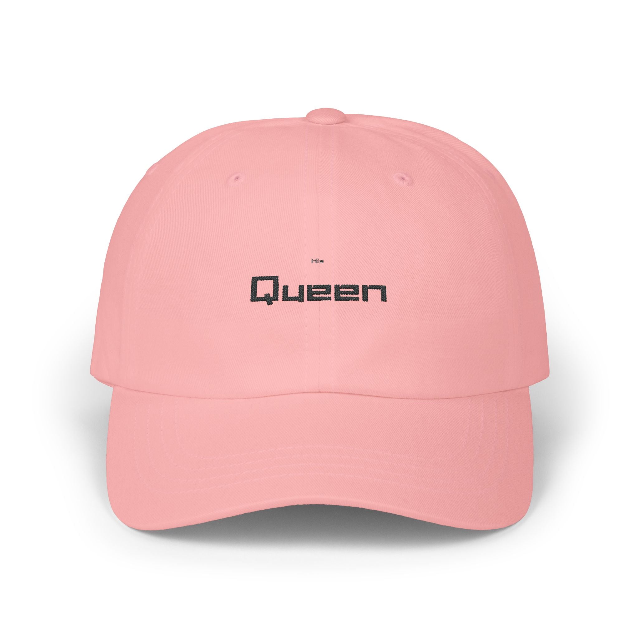 Cap His Queen Embroidered Classic Dad Cap