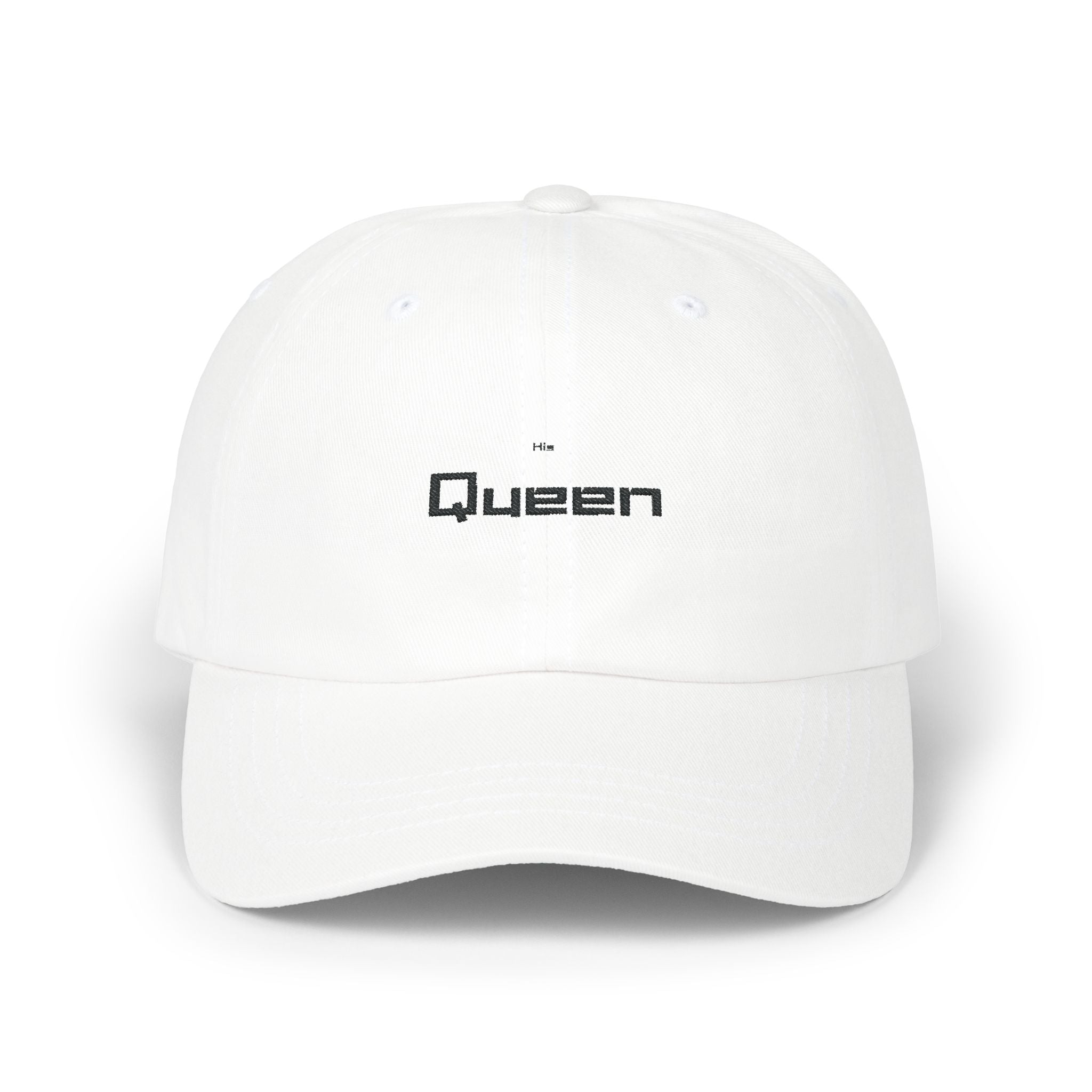 Cap His Queen Embroidered Classic Dad Cap