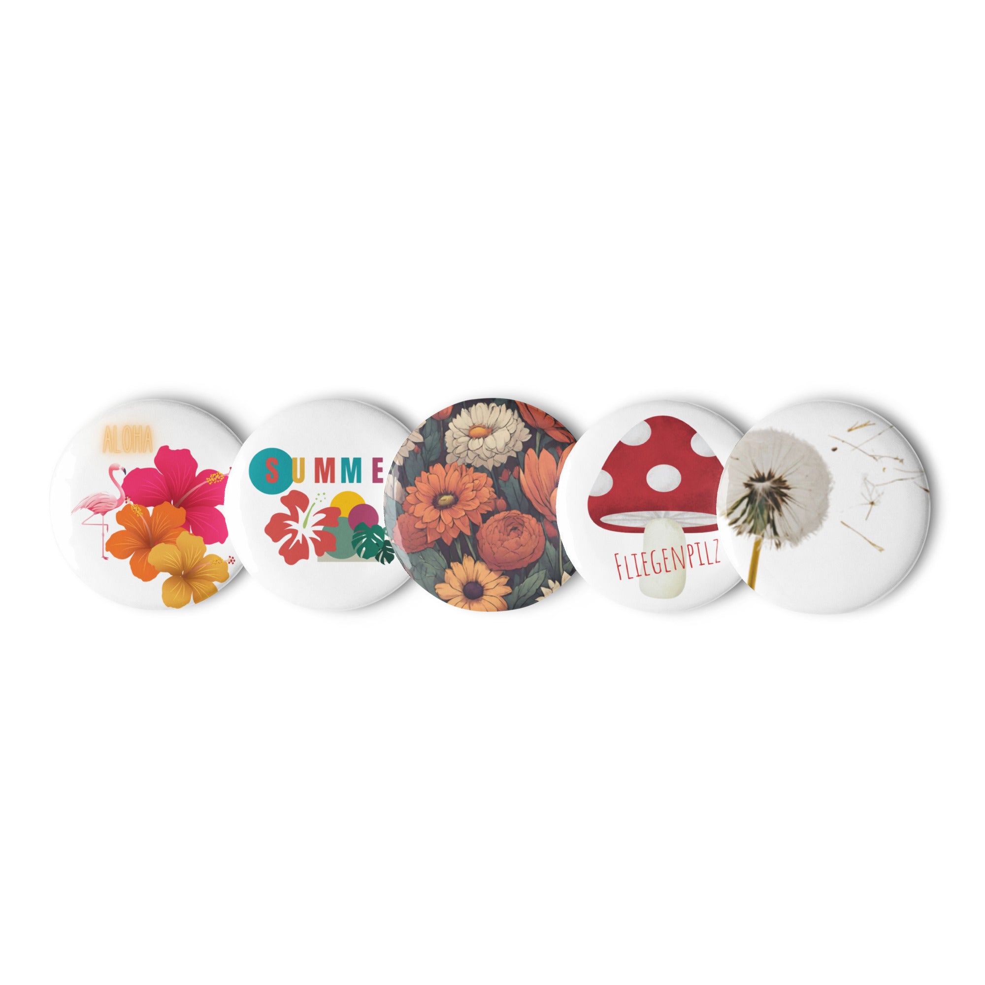 Button Set 5-teilig